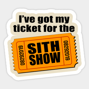 Sith Show - WDW Sticker